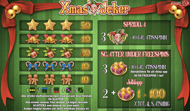 Xmas Joker Bonus