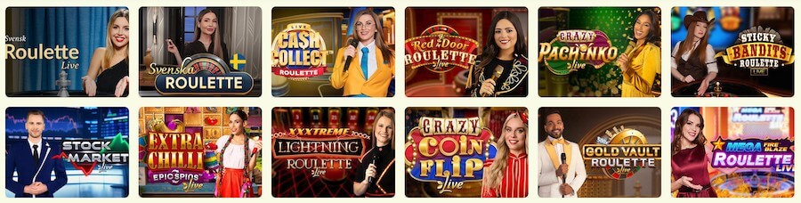 YoYoCasinos livespel